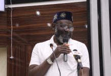 The Honourable Minister of Art, Culture, Tourism and Creative Economy (FMACTCE) Barr. Hannatu Musa Musawa ably represented by the Ministry's Permanent Secretary, Mr. Abdulkarim Ozi Ibrahim, giving the keynote address during the 2026 World Tourism Day celebration today in Abuja.