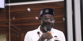 The Honourable Minister of Art, Culture, Tourism and Creative Economy (FMACTCE) Barr. Hannatu Musa Musawa ably represented by the Ministry's Permanent Secretary, Mr. Abdulkarim Ozi Ibrahim, giving the keynote address during the 2026 World Tourism Day celebration today in Abuja.