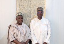 NWDC Receives Global Chemical Security And Safety Consultancy, To Explore Partnership On Safe Agro-Chemical Use And Farmer Training In North-West The Managing Director North-West Development Commission, Prof. Shehu Abdullahi Ma’aji (L) with the Founder/Chief Executive Officer, Global Chemical Security and Safety, Dr. Mustapha Tijani Usman during a courtesy visit to the Commission's Headquarters in Kano.