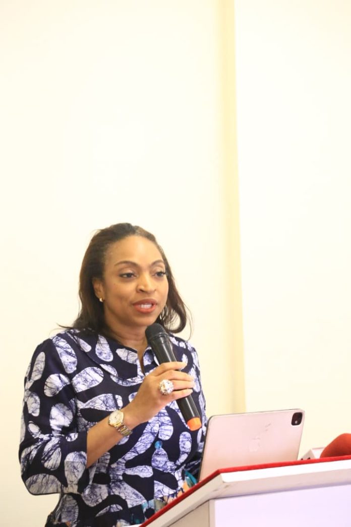 IMG-20261002-WA0038 The Hon. Min. , FMITI, Dr. Jumoke Oduwole MFR giving her remarks during a stakeholders Engagement on Nigeria's Trade and Investment Negotiation Architecture held in Abuja on Wednesday 30/9/26.
