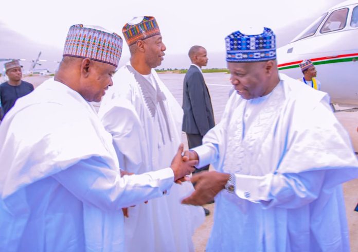 Governor Inuwa Yahaya Arrives Maiduguri for North-East Governors’ Forum Meeting