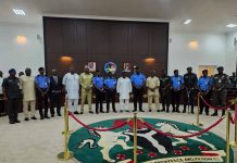 Group Photograph During The CP's Visit To Delta State Gov. Rt. Hon. (Elder ) Sheriff Oborevwori