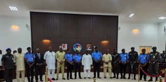 Group Photograph During The CP's Visit To Delta State Gov. Rt. Hon. (Elder ) Sheriff Oborevwori