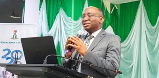 Director-General/CEO, Bureau of Public Procurement (BPP), Dr. Adebowale A. Adedokun, FCIPS, delivering his welcome remarks during the Training in Rivers State