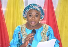 2026 Customer Service Week: SERVICOM Boss Takes “Going The Extra Mile” Campaign To NAMA, FRSC, NCAA Ag. National Coordinator/CEO of the SERVICOM Office, Mrs. Helen Lawal delivering her keynote address during her flag-off tour of the 2026 International Customer Service Week at the Nigerian Airspace Management Agency (NAMA) on 6th October, 2026 in Abuja.