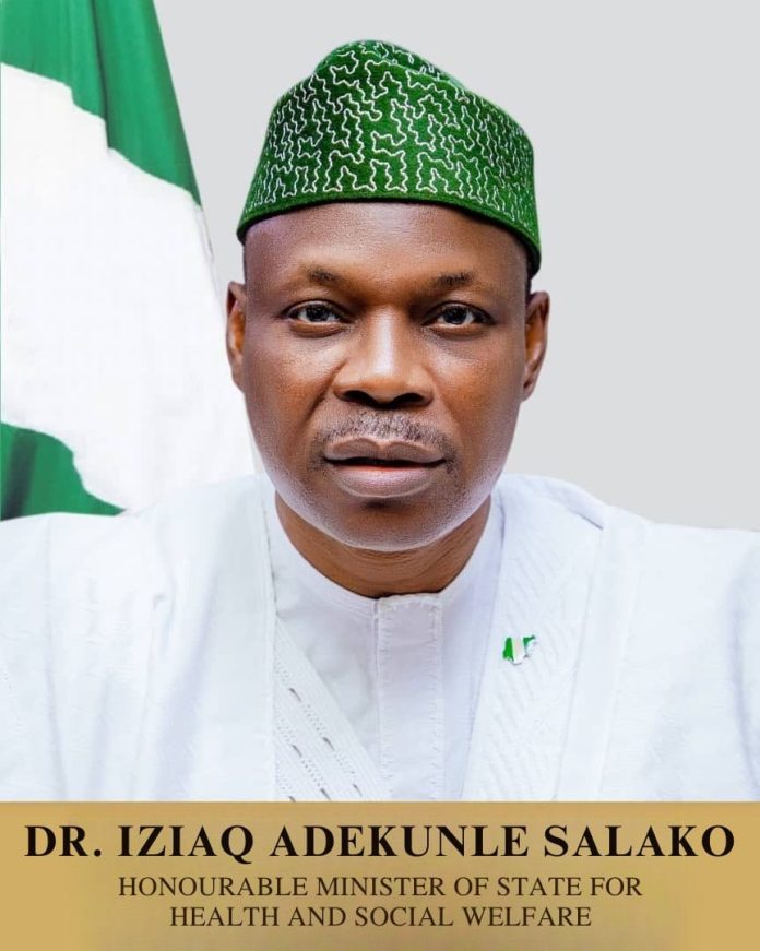 Minister of State for Health, Dr. Iziaq Adekunle Salako