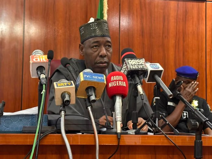 Borno State Governor, Professor Babagana Umara Zulum