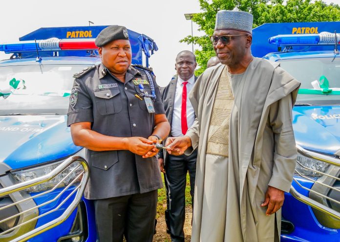 Gov AbdulRazaq donates 25 mobility vehicles to Nigerian Police, says other security forces to get