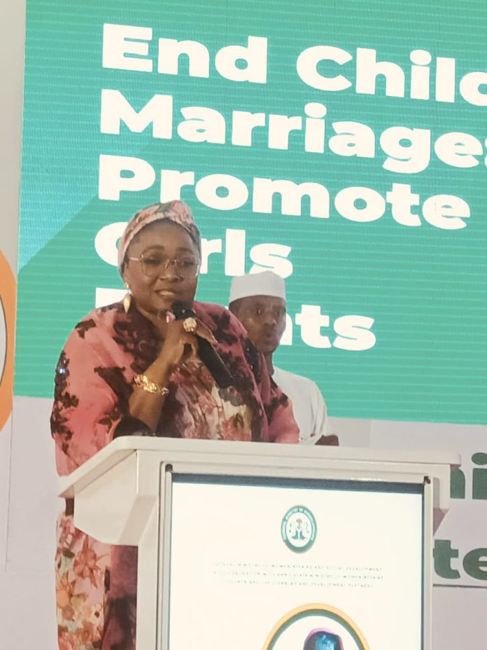 Honourable Minister of Women Affairs and Social Development, Hajiya Imaan Sulaiman-Ibrahim, FSI