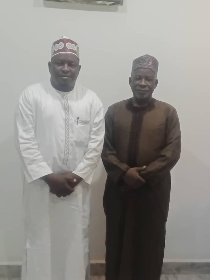IMG-20261015-WA0096 R - L: The MD/CEO North-West Development Commission Prof. Shehu Abdullahi Ma'aji and the Chairman Kano State SSA's Unity Forum, Danladi Mai-bulala during a courtesy visit to NWDC headquarters in Kano.