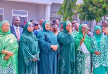Hajiya Hafsat Uba Sani Joins Vice President’s Wife For RHI Food Outreach Flag-off In Katsina