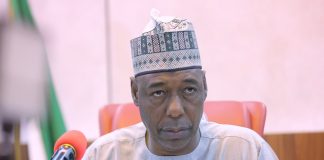 Borno State Governor, Professor Babagana Umara Zulum