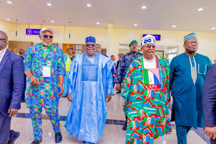 Akpabio Joins Tinubu, APC Chieftains to Flag Off Campaign for 2027 General Elections