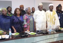 From the left, Maryam Mohammad AD (Press and Public Relations), Justina Isaac DD (Deputy Director PIMGD), Onimisi Omobola Oluwafunmilola, Dr Onwusoro Maduka Ihemelandu