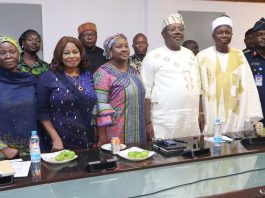 From the left, Maryam Mohammad AD (Press and Public Relations), Justina Isaac DD (Deputy Director PIMGD), Onimisi Omobola Oluwafunmilola, Dr Onwusoro Maduka Ihemelandu