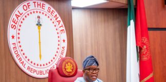 President of the Senate and Chairman of the National Assembly, Dr. Godswill Obot Akpabio, GCON
