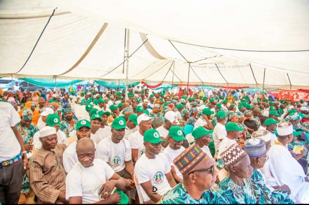 A cross section of beneficiaries from the 22 Wards of Gombi/Hong Federal Constituency at the event.
